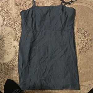 BP Casual Blue Denim Mini Dress